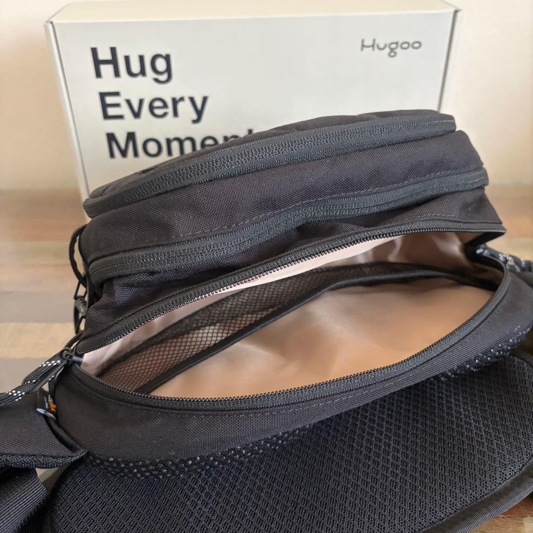 【美品】Hugoo ヒップシート ブラック