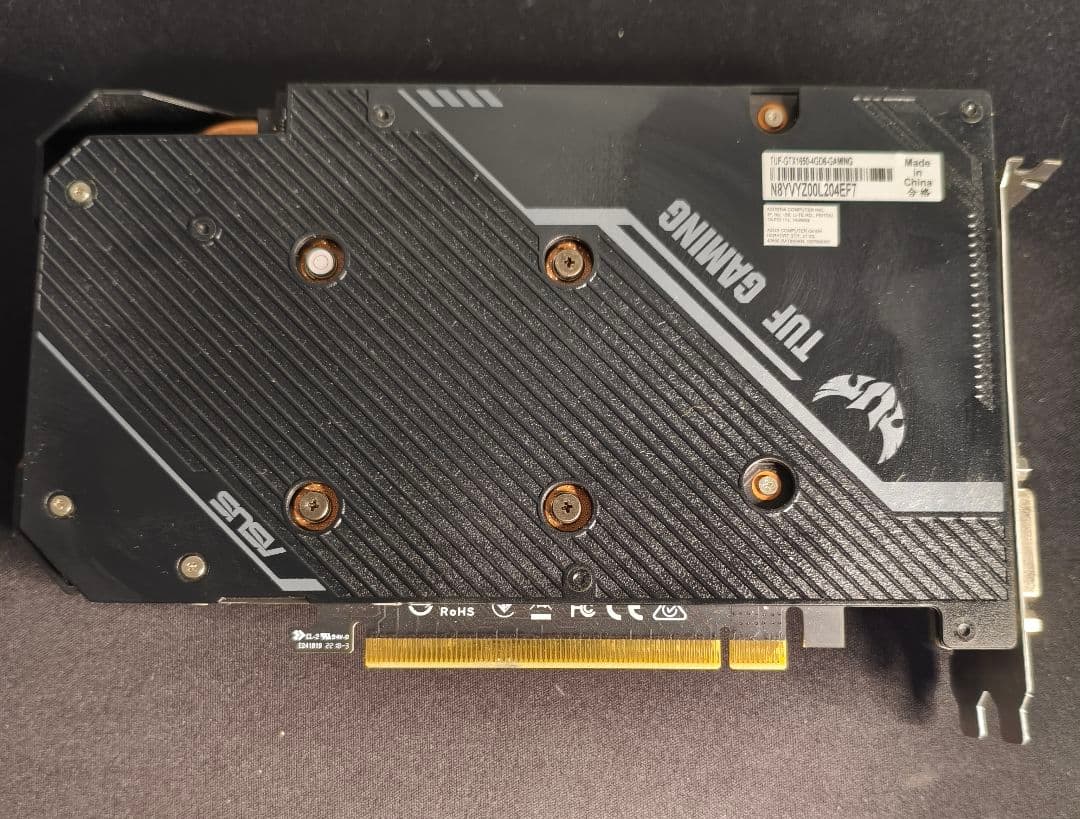 グラフィックボード　ASUS TUF GAMING GTX1650