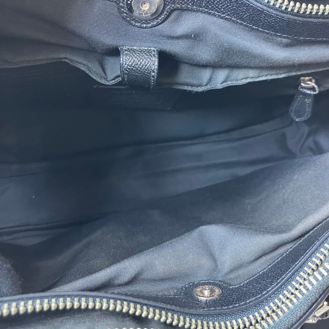 コーチ✨メトロポリタン サフィアーノレザー A4 2way ビジネスバッグ 黒