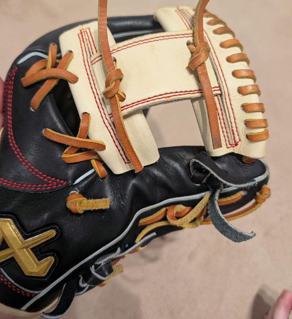 ATOMS　アトムズ　内野軟式グローブ　一般 ANX-04 BLK　右投用