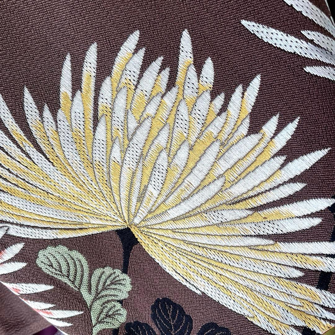 まーページ　プラスサイズ　高身長　絞り　手刺繍　成人式振袖　振袖　裄丈69