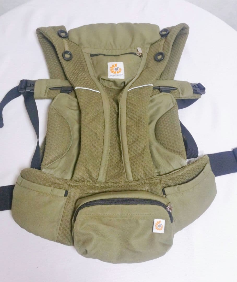 【美品✨】 elgobaby OMNI breeze オリーブグリーン カーキ