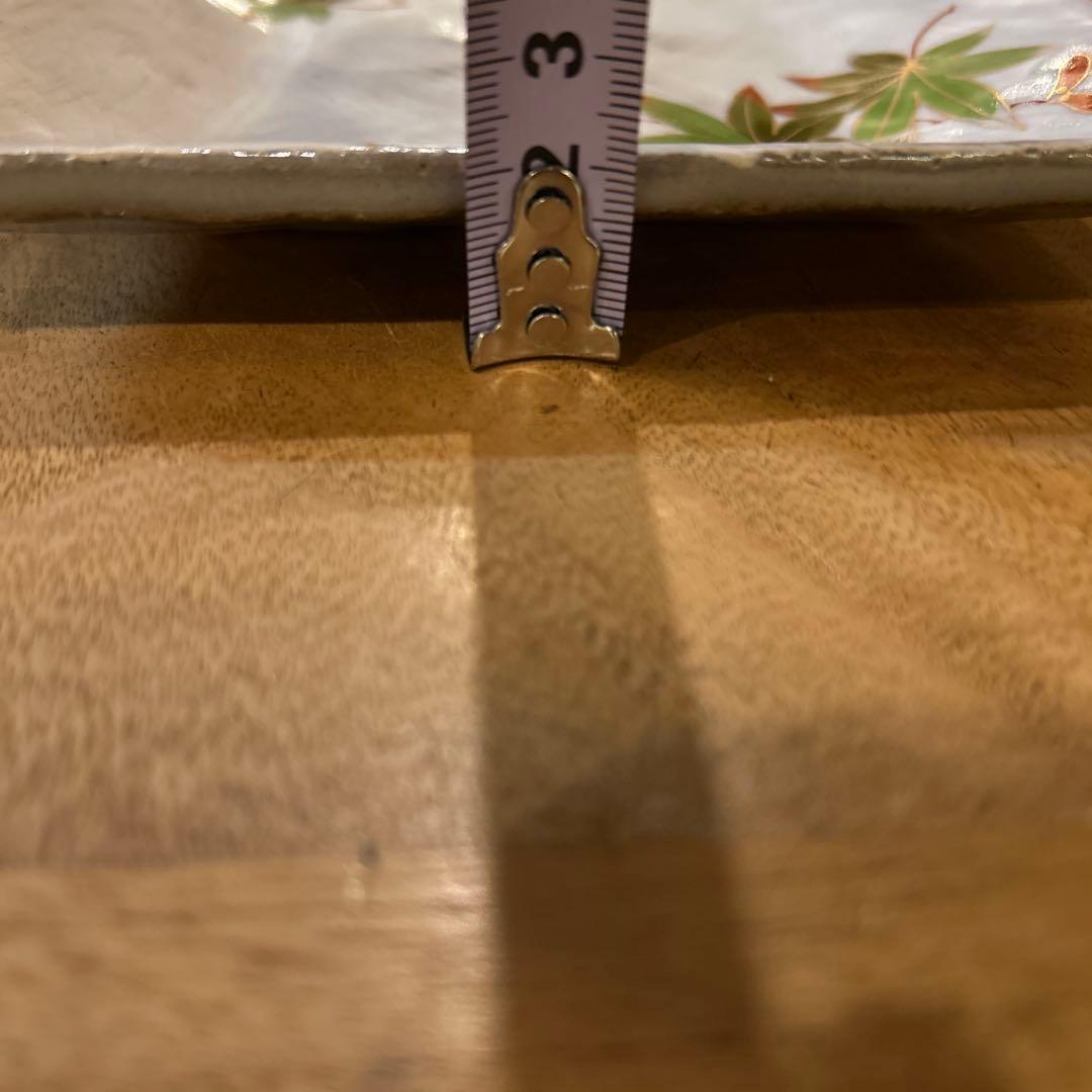 波佐見焼　林九郎窯　四季の景　刷毛目絵付皿　五枚　希少