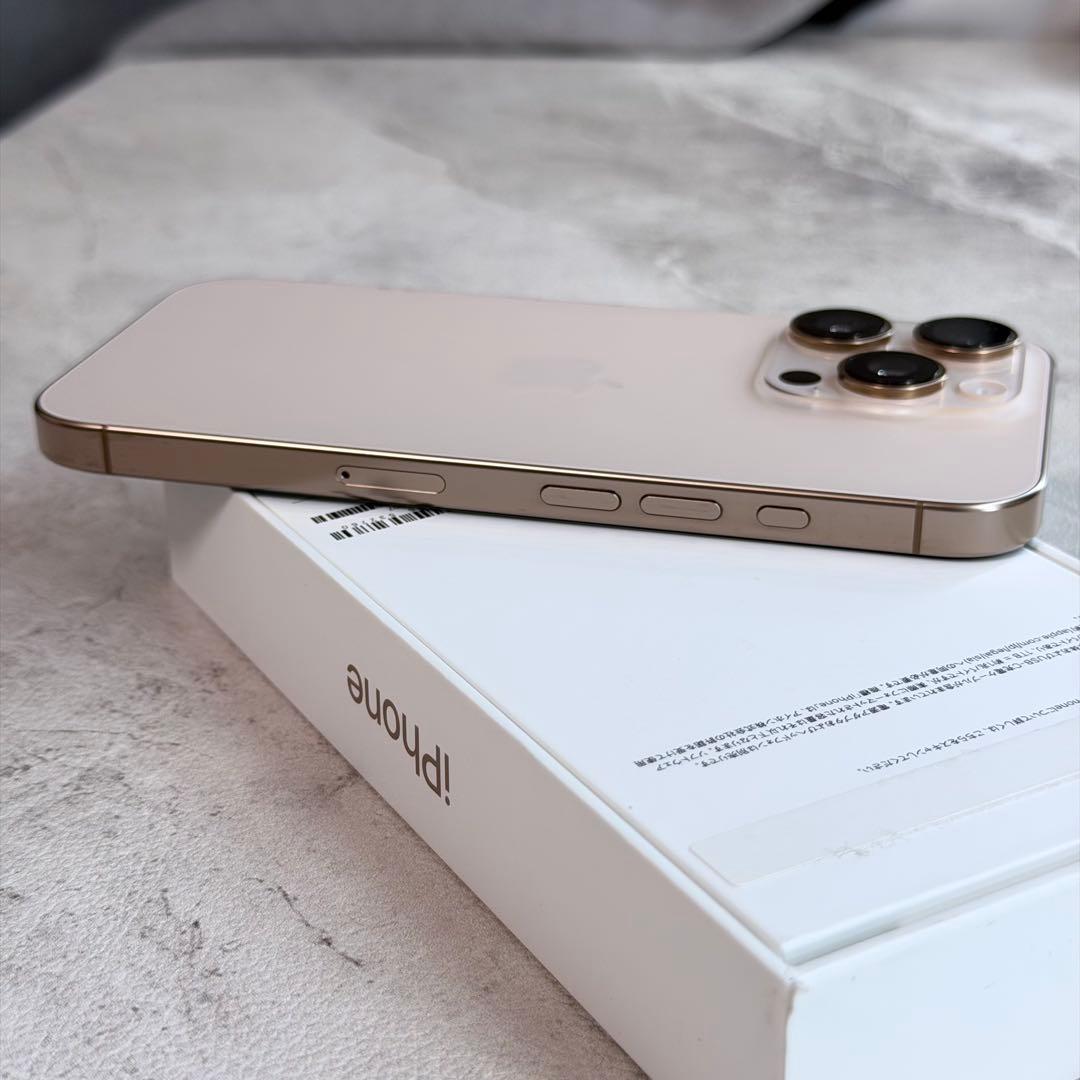 極美品 iPhone16 pro 256GB デザートチタニウム バッテリ91%