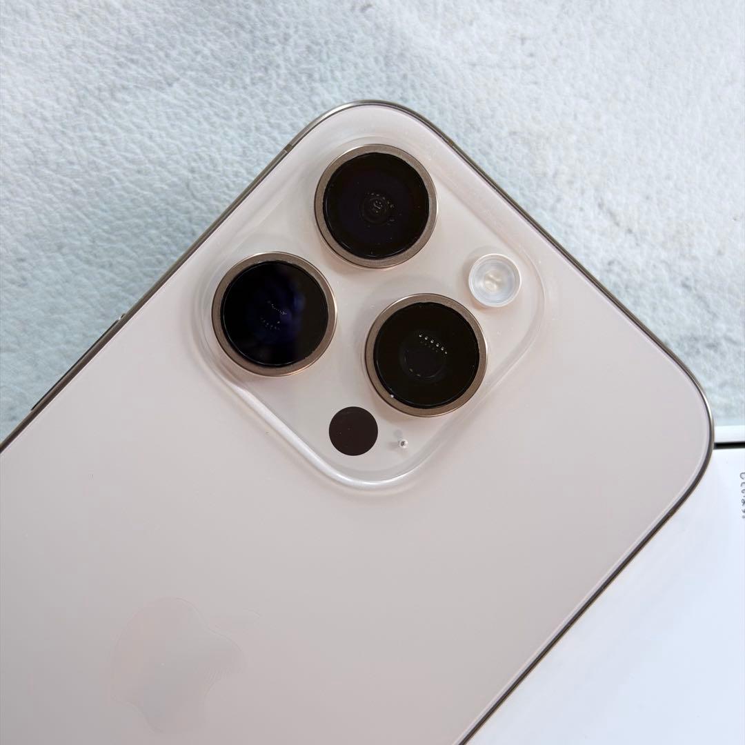 極美品 iPhone16 pro 256GB デザートチタニウム バッテリ91%