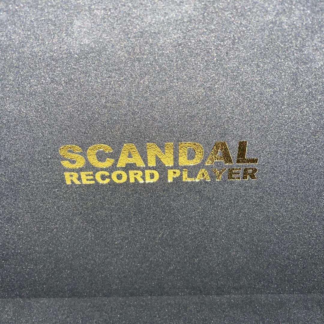 SCANDAL 限定レコードプレーヤー 美品