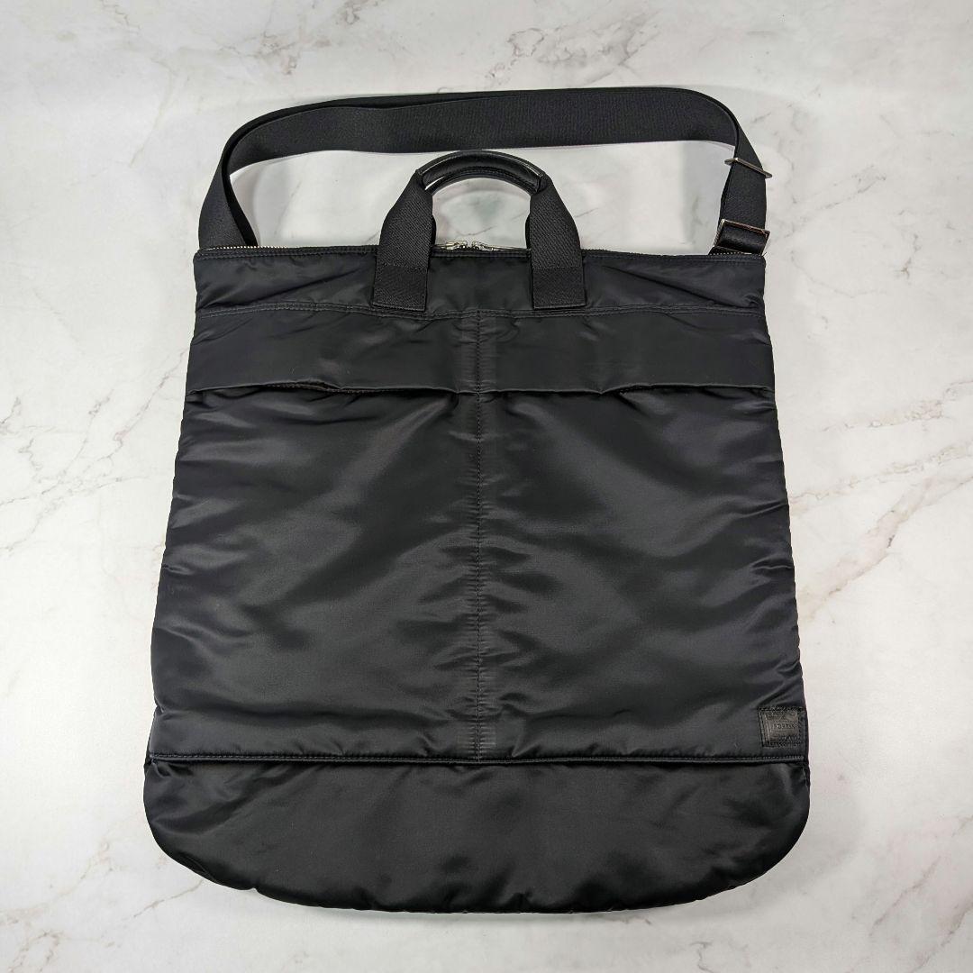 PORTER ポーターT-NUANCE 80周年2WAYヘルメットバッグ 黒