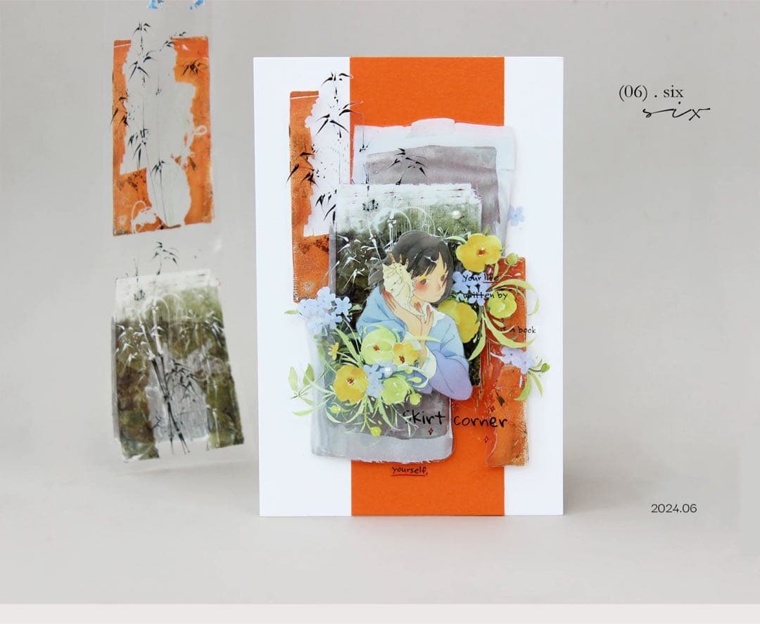 moodtape《虚影定格》海外マスキングテープ　マステ 【2348】