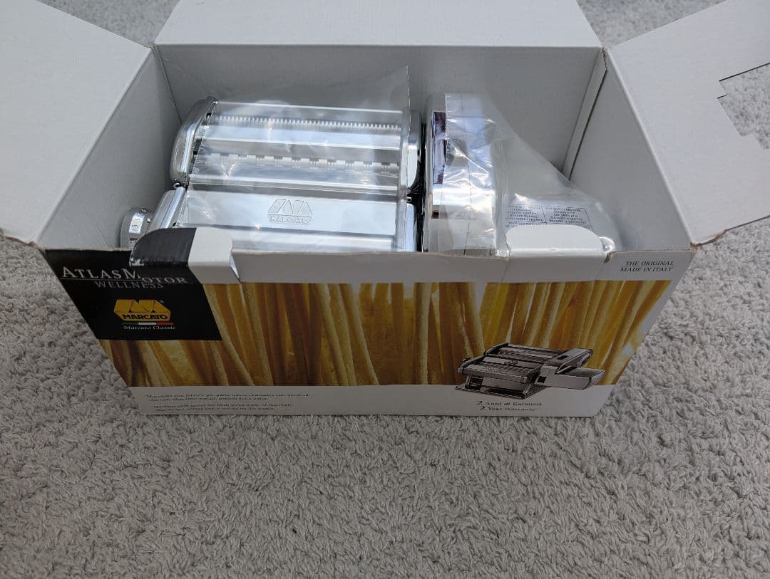 【新品】ATLAS MOTOR パスタマシン 110V 付属品あり