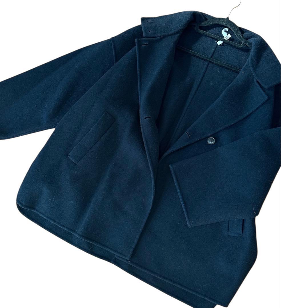 スローブイエナ　ダブルフェイス　スタンドコートsouple wool 2024