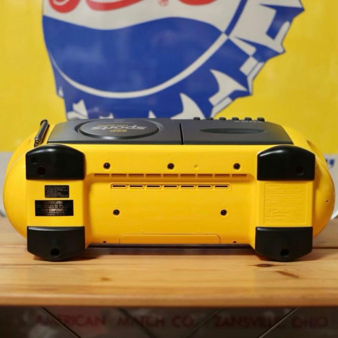 SONY SPORTS CDラジカセ アダプタ付