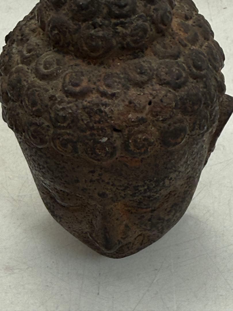 銅製　佛頭　阿弥陀如来　仏教美術　送料込み260121