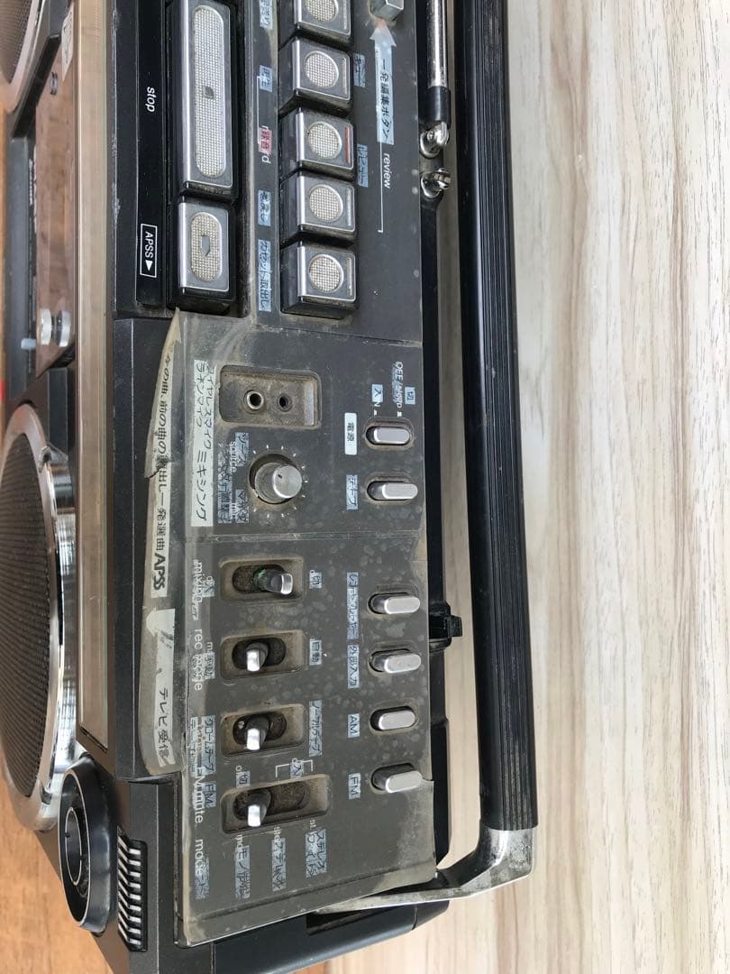 SHARP ラジカセ 昭和レトロ　GF-303SB 動作訳あり(F113)