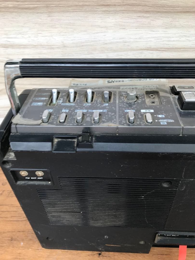 SHARP ラジカセ 昭和レトロ　GF-303SB 動作訳あり(F113)