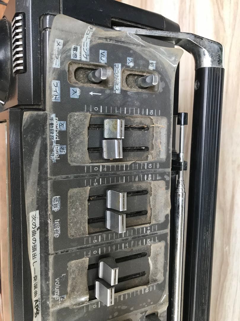 SHARP ラジカセ 昭和レトロ　GF-303SB 動作訳あり(F113)