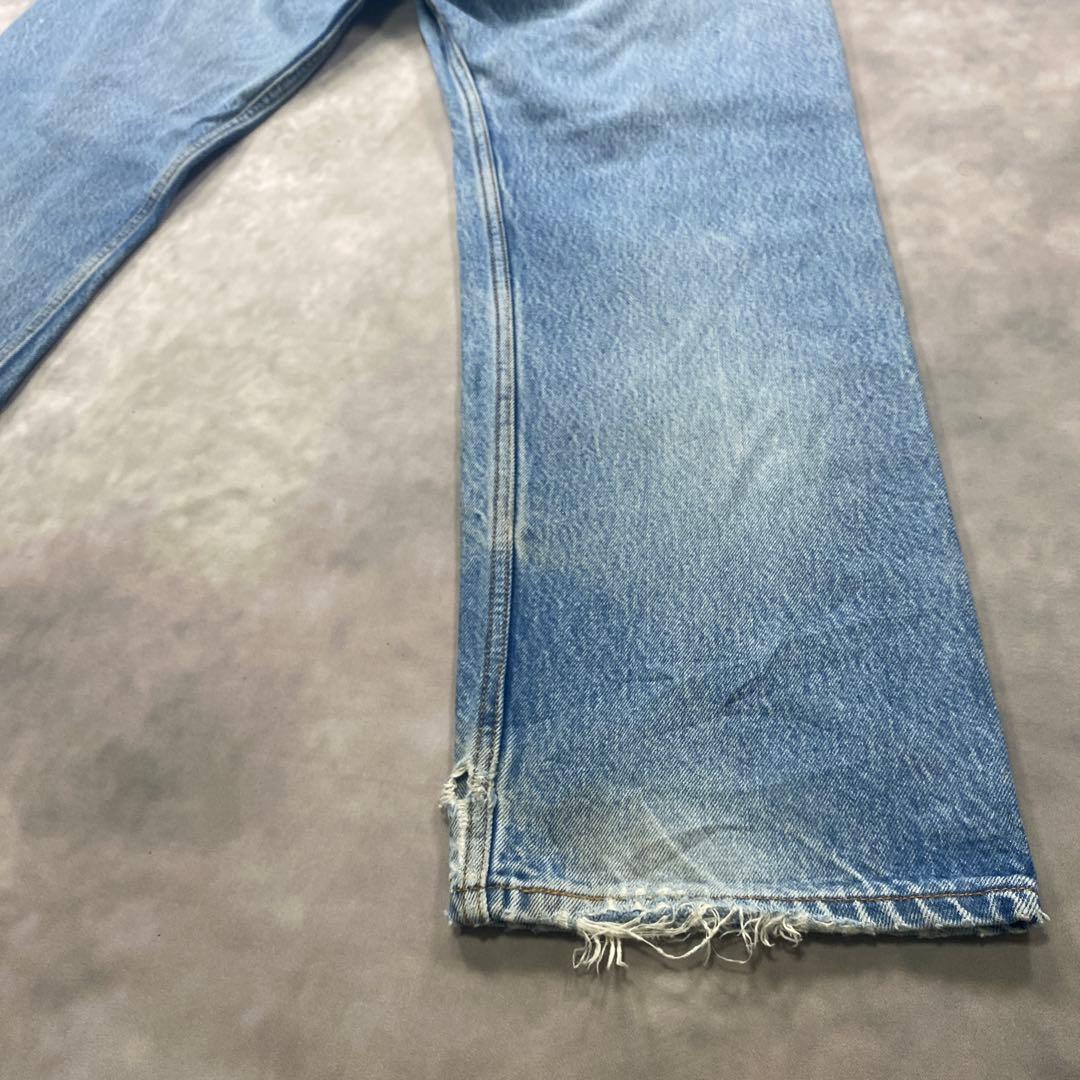 Levi’s 501古着W38極上ダメージクラッシュ メキシコ製　AG35
