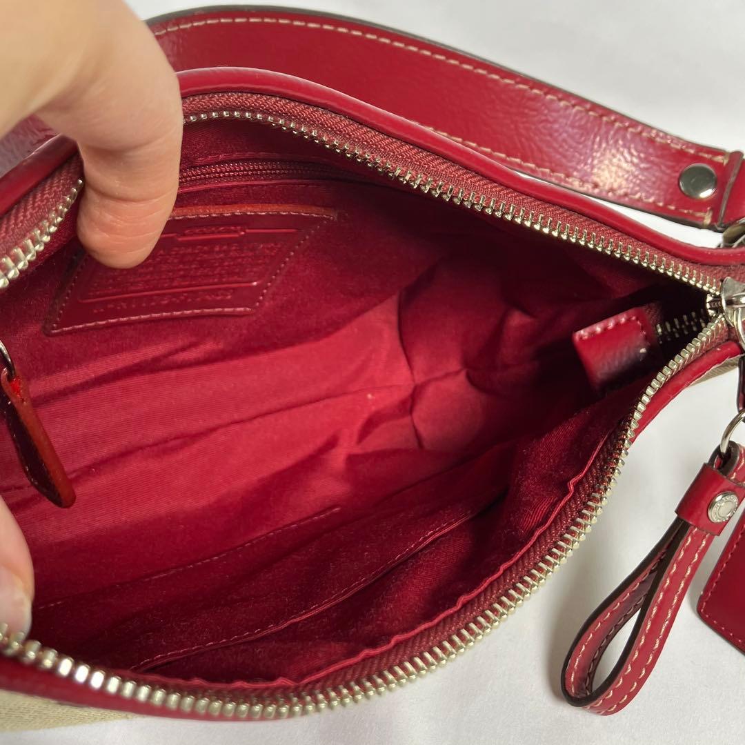 【美品級】COACH 2way ショルダーバッグ F17439 シグネチャー