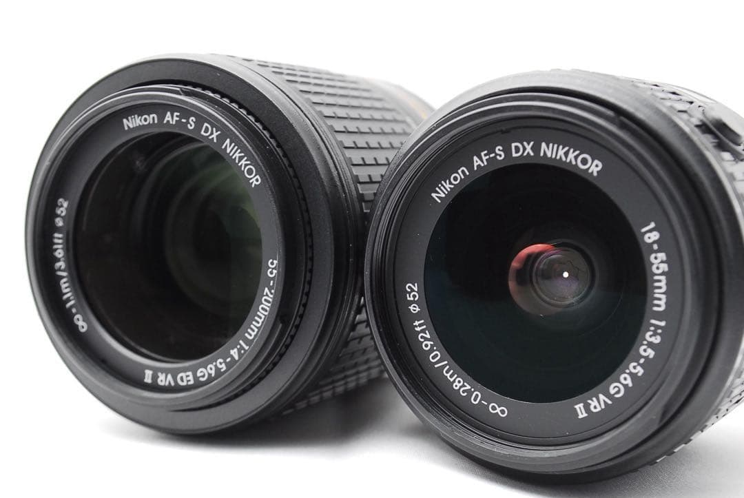 【Wi-Fi搭載】人気 Nikon D5300★ ダブルレンズ ショット数少