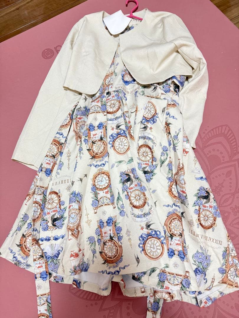 ロリィタワンピース♡ジャケットセット♡カチューシャ♡