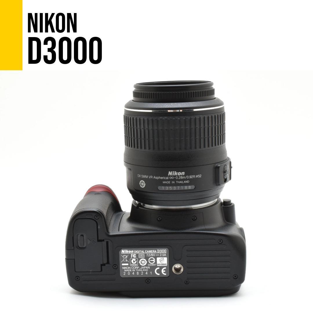 Nikon D3000 レンズセット★すぐに使えるボーナスセット付