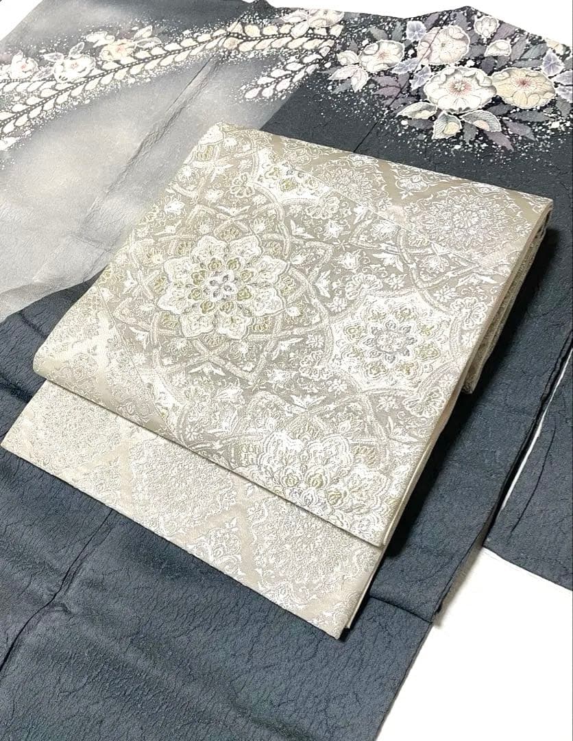 【裄長トールサイズ】幻想的な 辻が花 訪問着◇正絹 染め分け