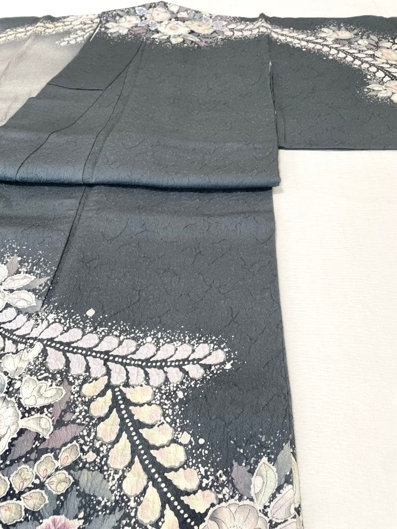 【裄長トールサイズ】幻想的な 辻が花 訪問着◇正絹 染め分け