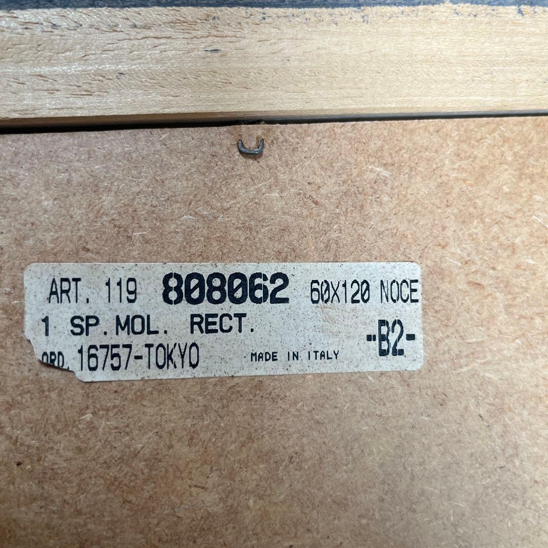 イタリア製　アンティーク　壁掛けウォームミラー　姿見　大型鏡