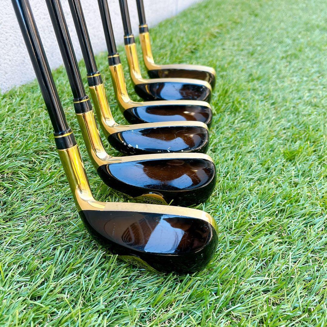 メンズゴルフクラブ　プロテック　エアーマッスル中空ハイブリッドアイアン6本セット