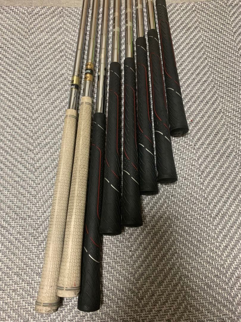 adidas キャディバッグ クラブセット 黒/赤 ストライプデザイン