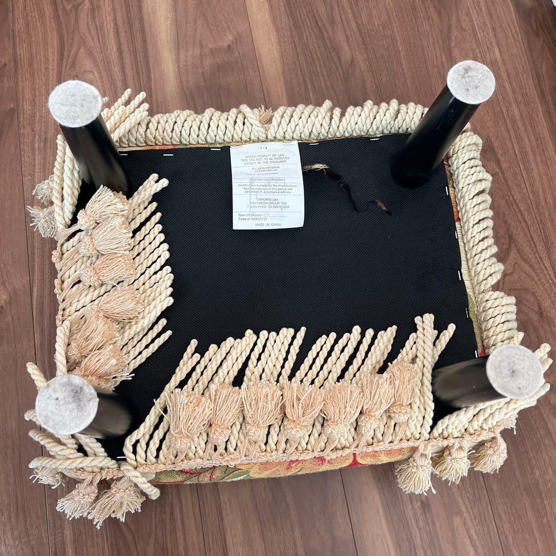 スツール　オットマン　シャンデリアランプ3点　引き取り限定