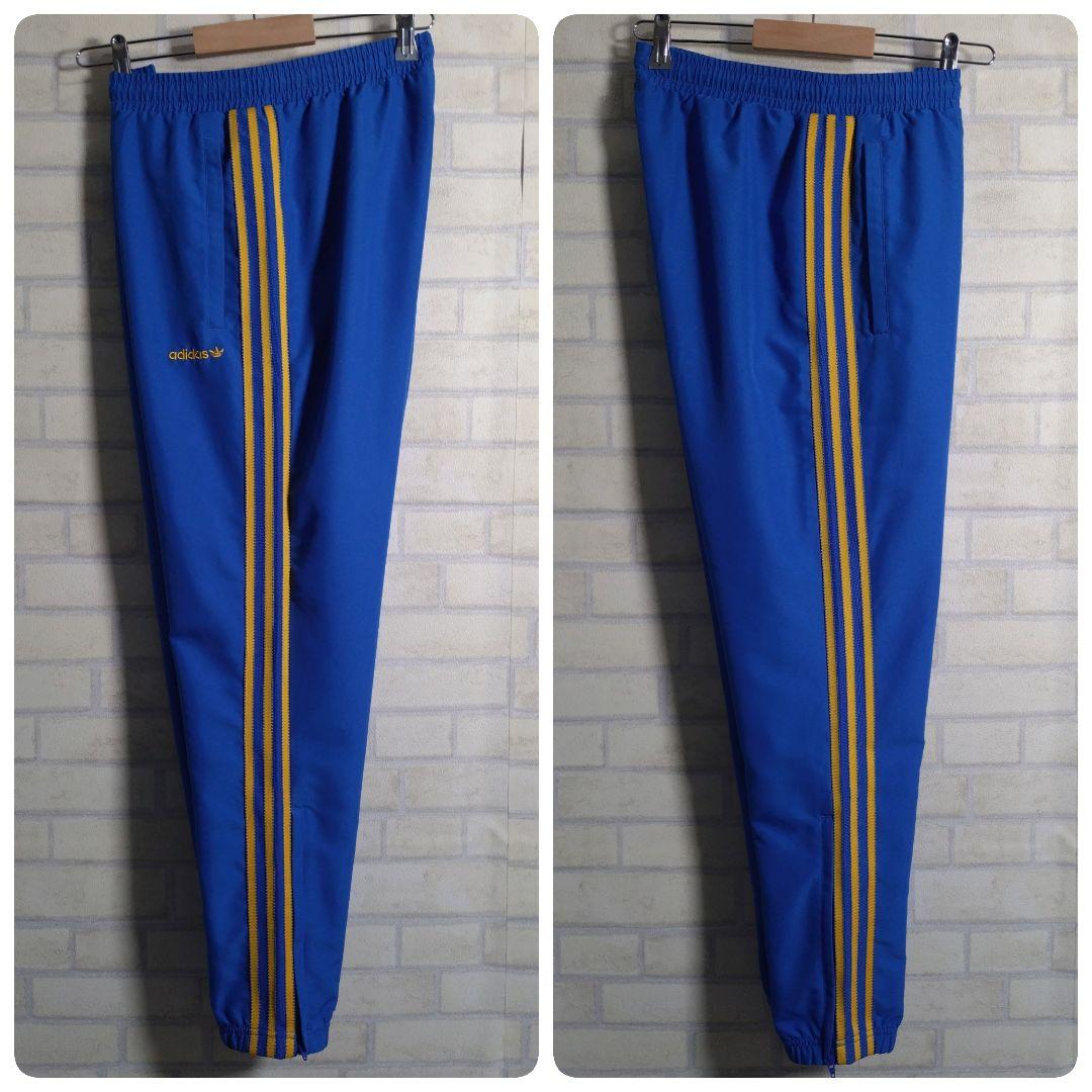 アディダス★美品 SST スーパースター セットアップ ジャージ 上下 青 L