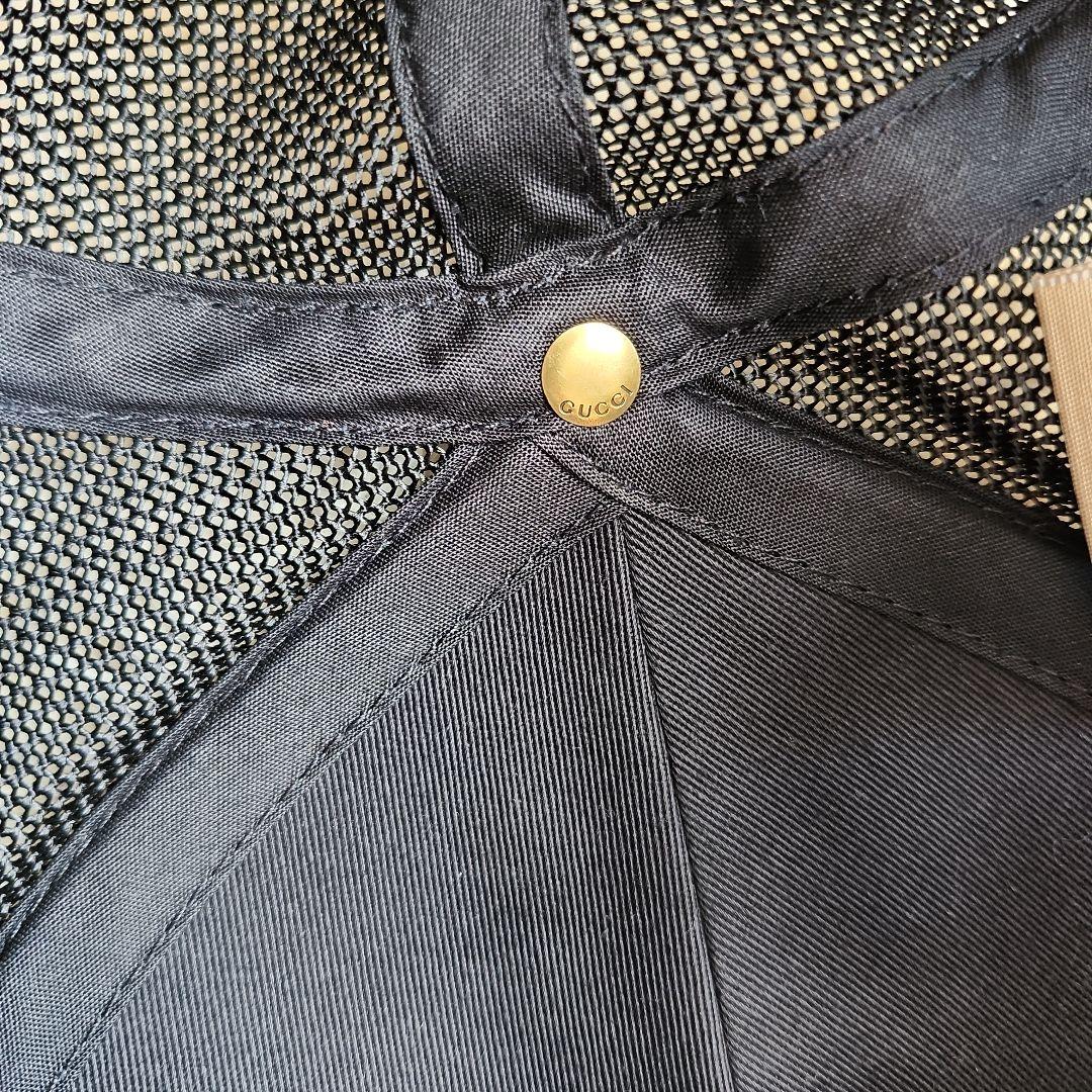 【未使用級】グッチ　GUCCI スネークモチーフ ブラックキャップ