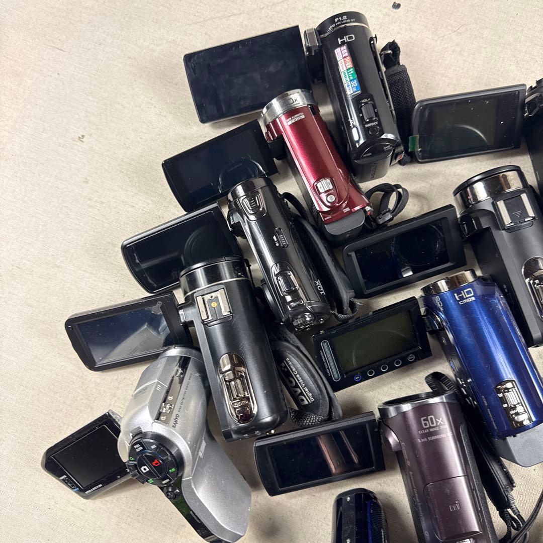 HD ビデオカメラ 16台 まとめ売り ジャンク 部品取り 動作未確認