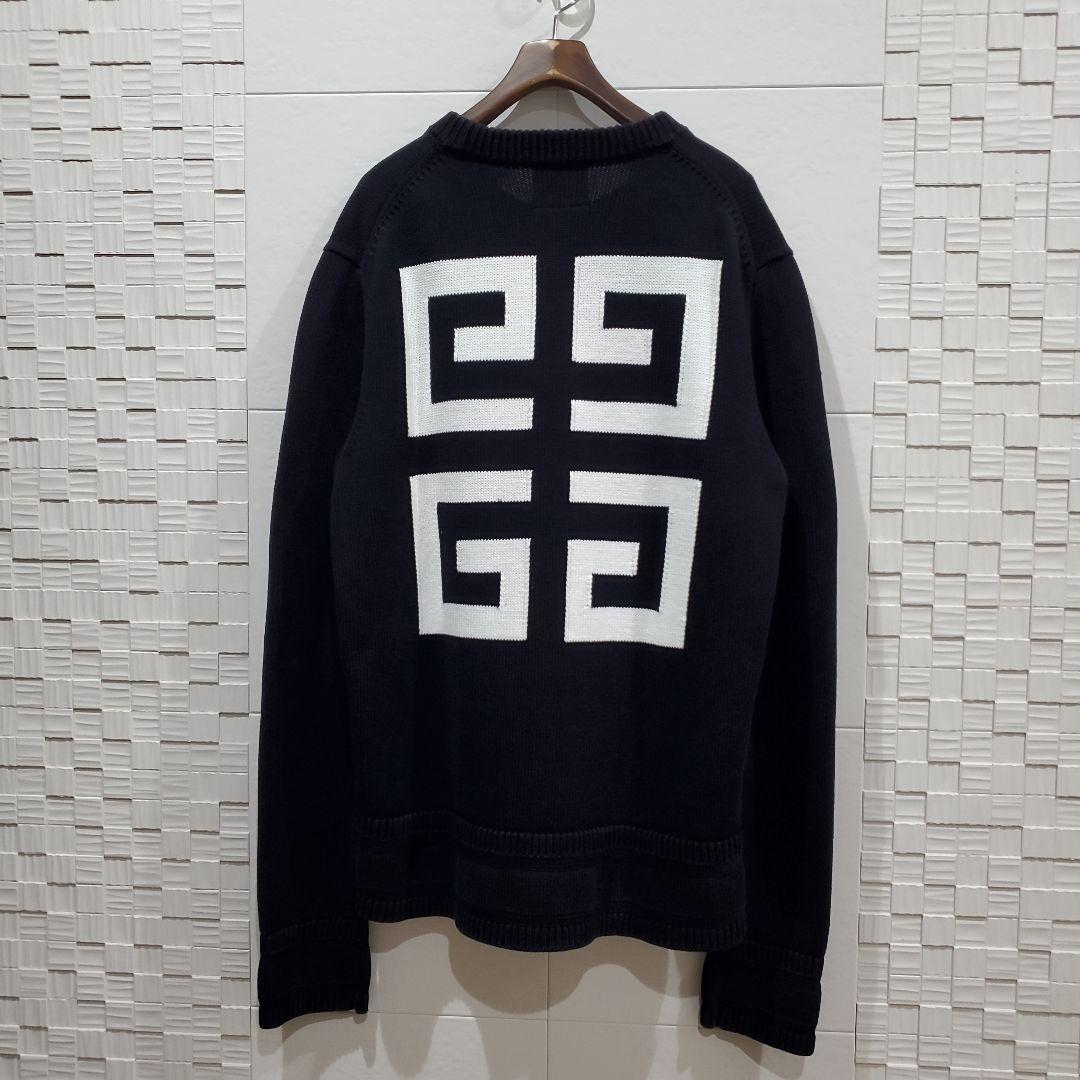 【人気モデル、L】GIVENCHY 22SS 4G クルーネック ブラック
