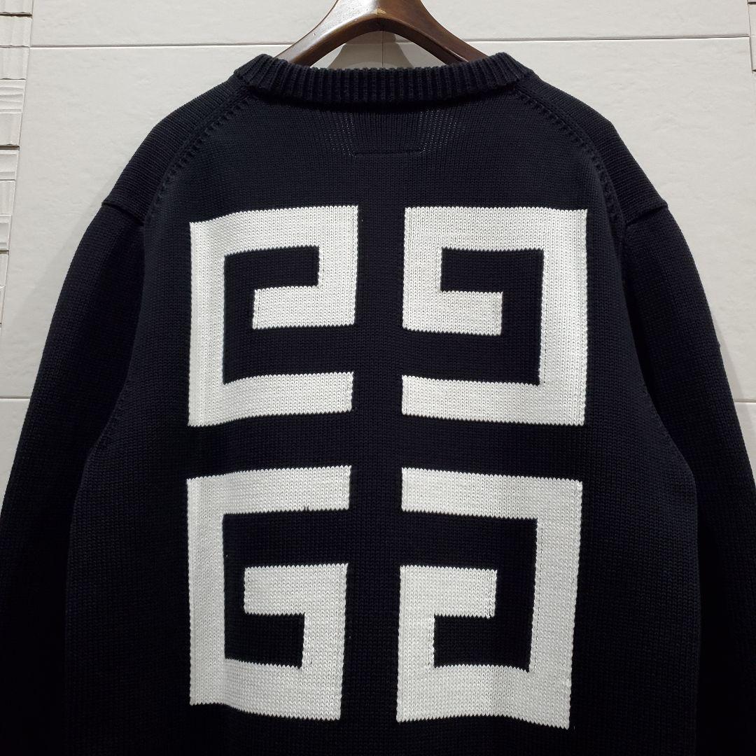 【人気モデル、L】GIVENCHY 22SS 4G クルーネック ブラック