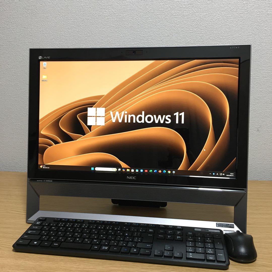 NEC LAVIE 地デジ 一体型 デスクトップ 8G SSD 21.5’モニタ
