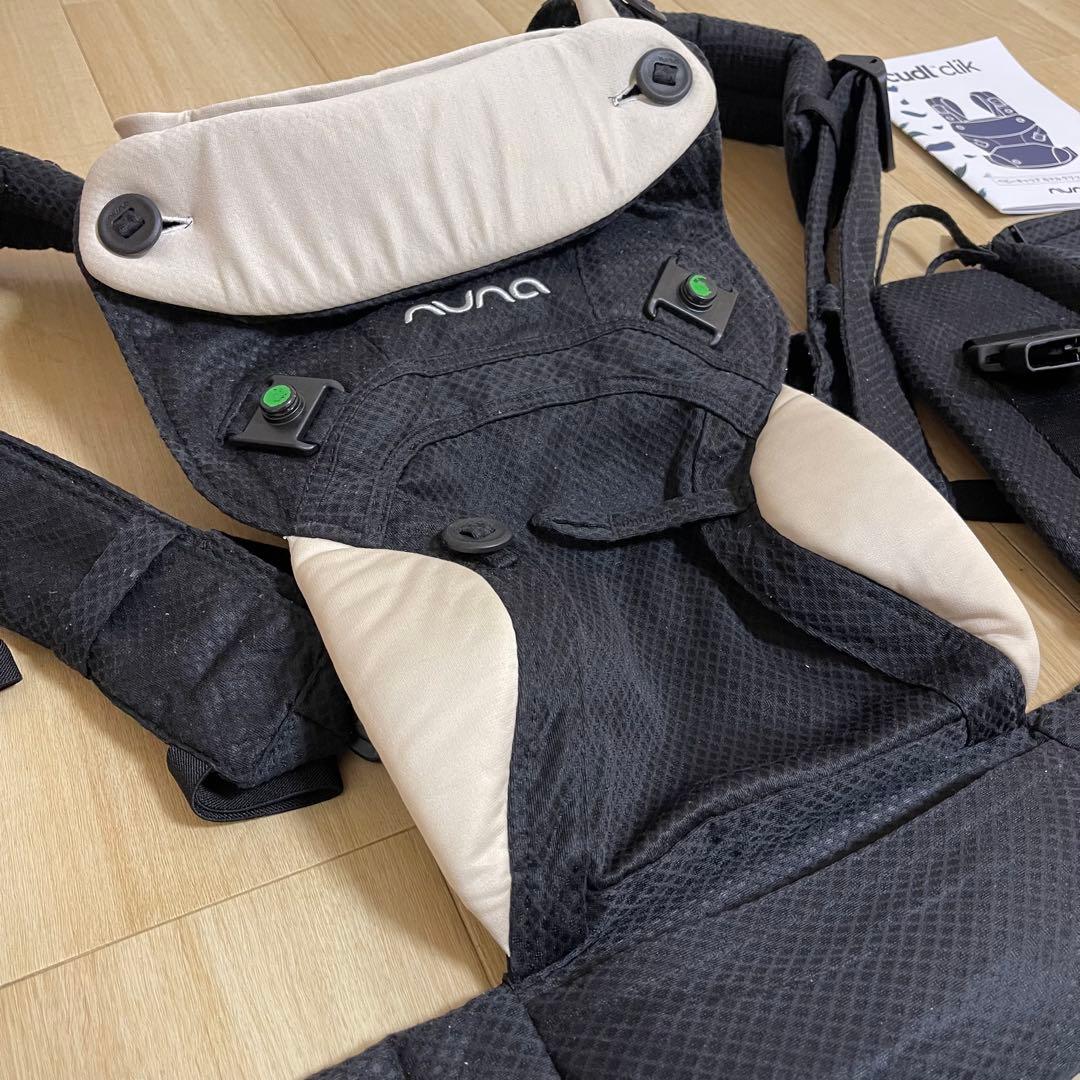 ヌナ 抱っこ紐 カドルクリック 黒