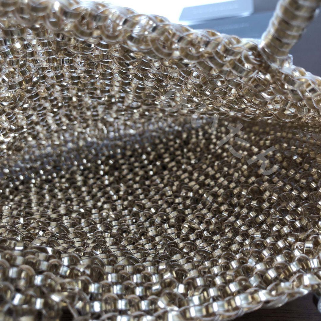 ANTEPRIMA ワイヤーバッグ ミニアトゥーラ シルバーゴールド