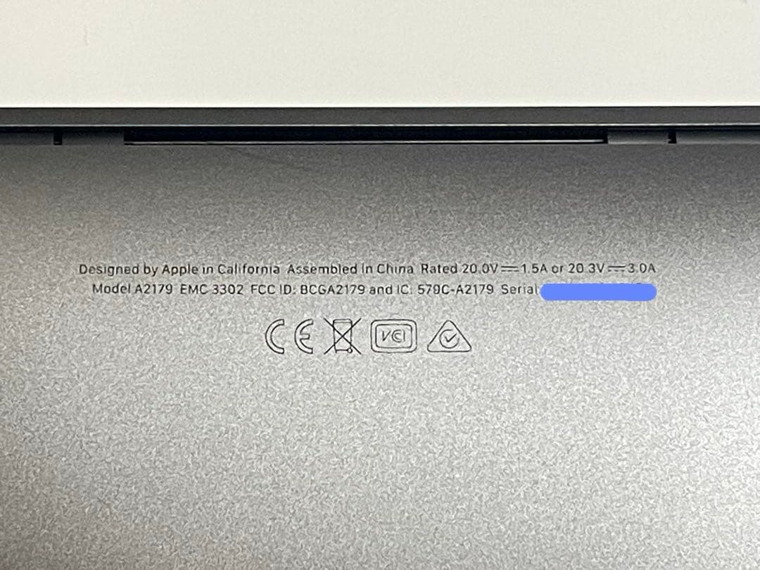 MacBook本体 Macbook Air Retina 2020 Intel Core i5