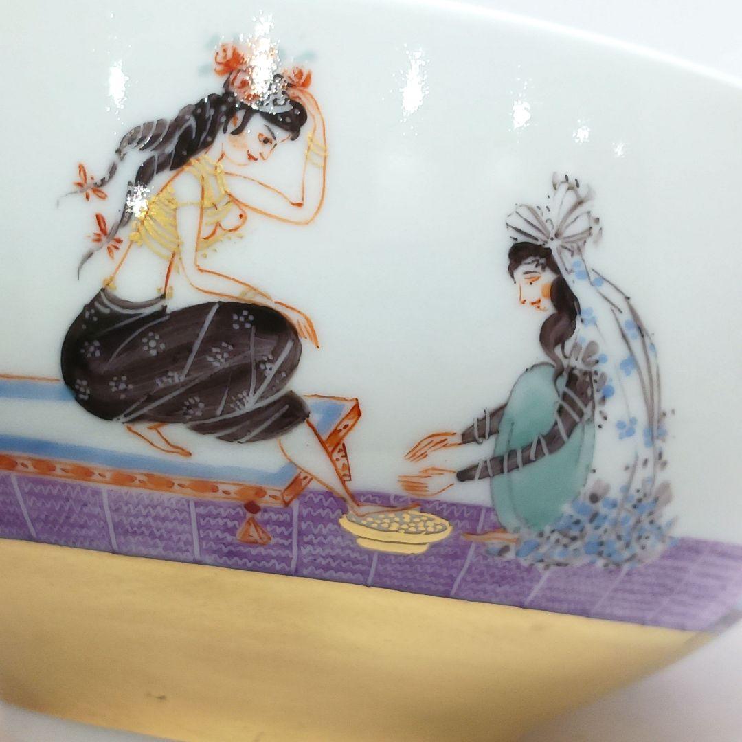 Y3268 マイセン アラビアンナイト スープカップ&プレート 　ten