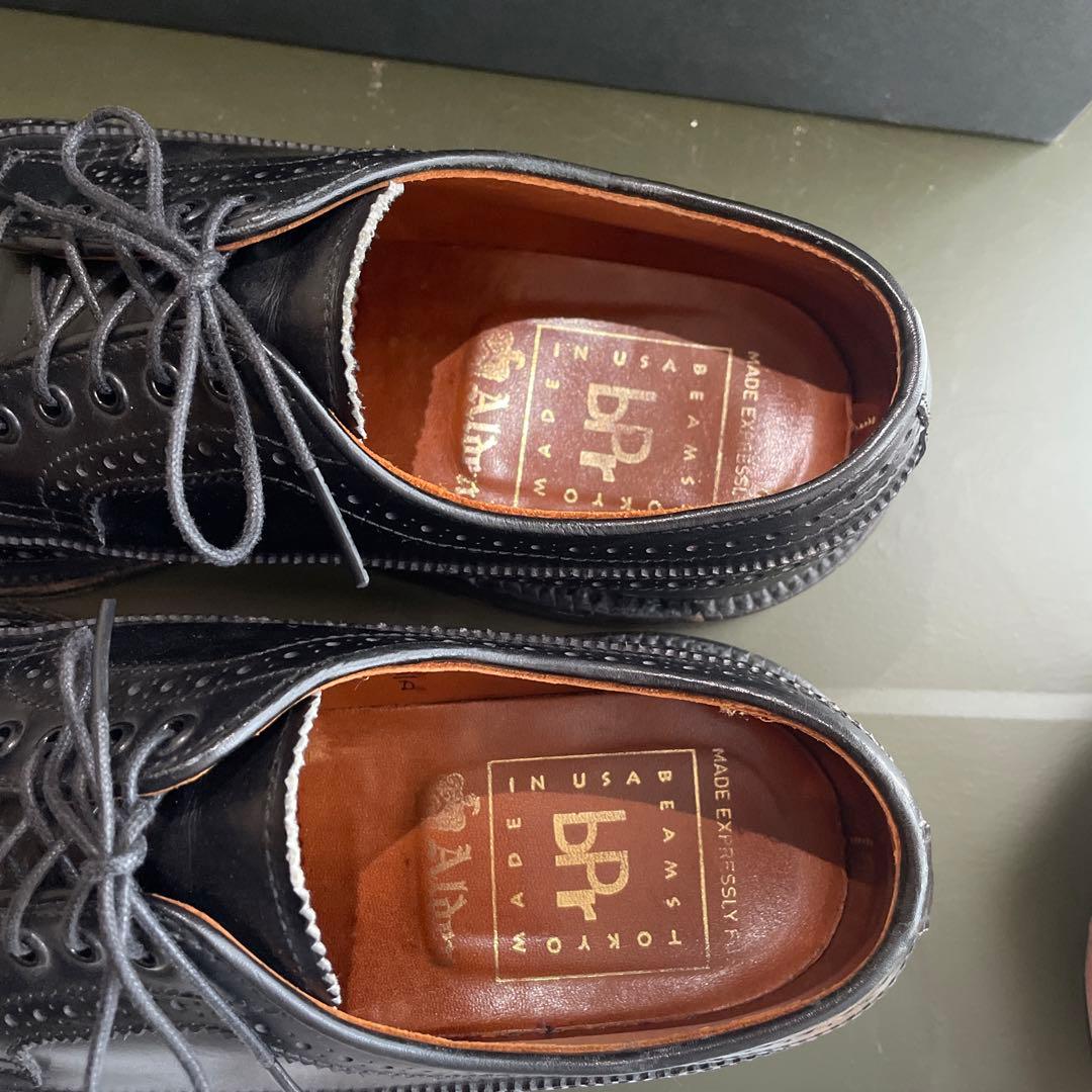 オールデン シューツリー付き BEAMSプラス別注 ウイングチップ