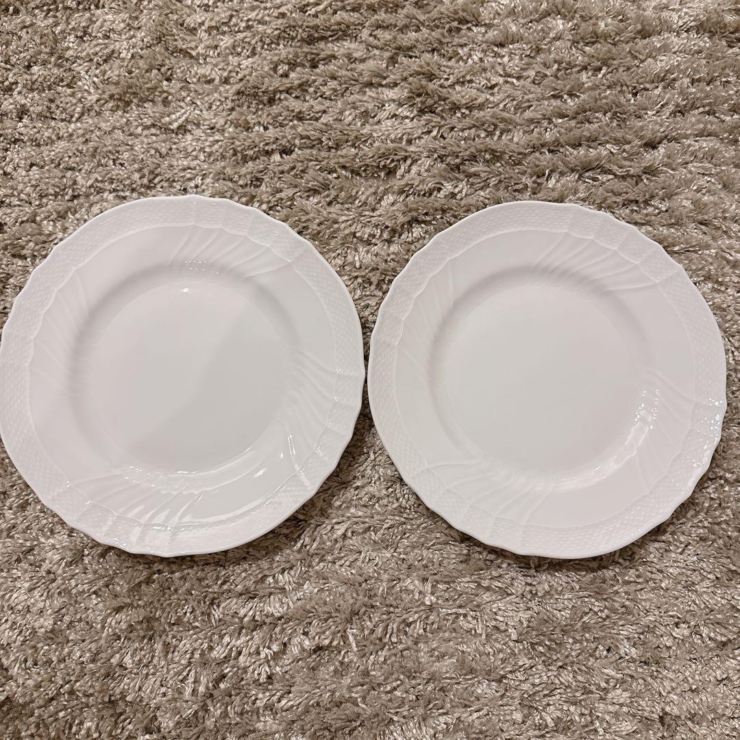 【新品】Richard Ginoriリチャードジノリ 白い磁器皿 2枚セット