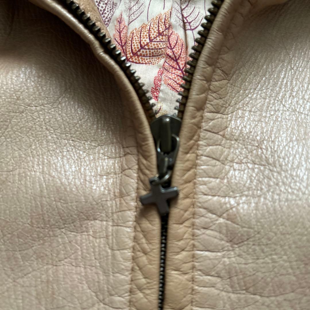 YOSHI KONDO 山羊皮ゴートレザージャケット ブルゾンSサイズ