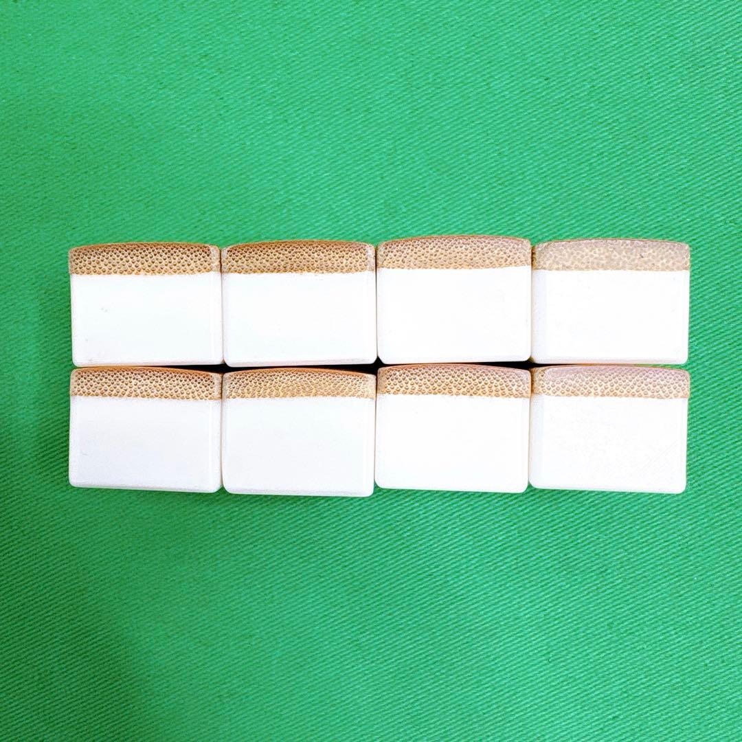 ミズノ　丸一　麻雀牌　背竹牌　年代物　骨董品 茶色ハードケース