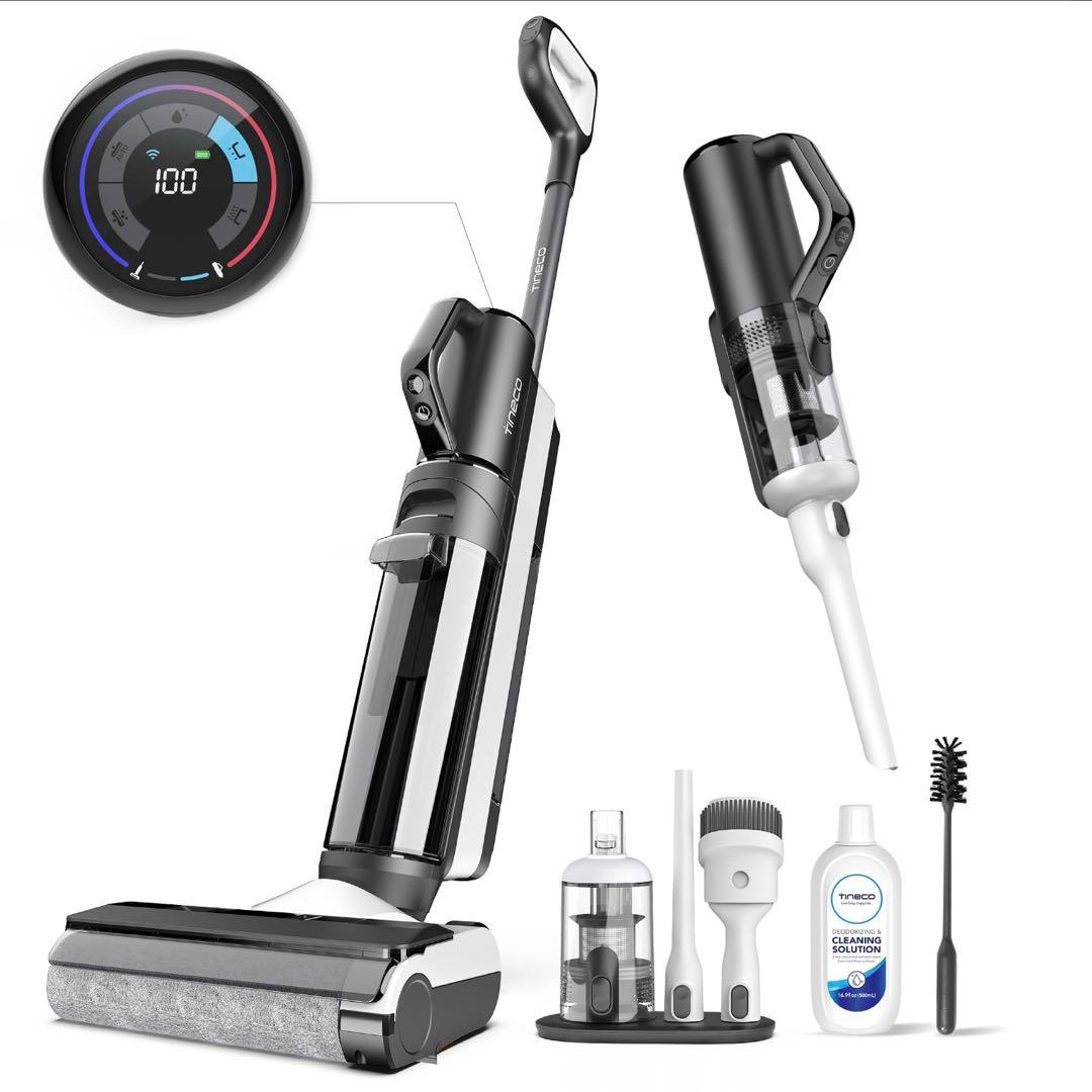 FloorOne S5Combo 吸引＆水拭き自走式掃除機/自動モップ洗浄＆乾燥