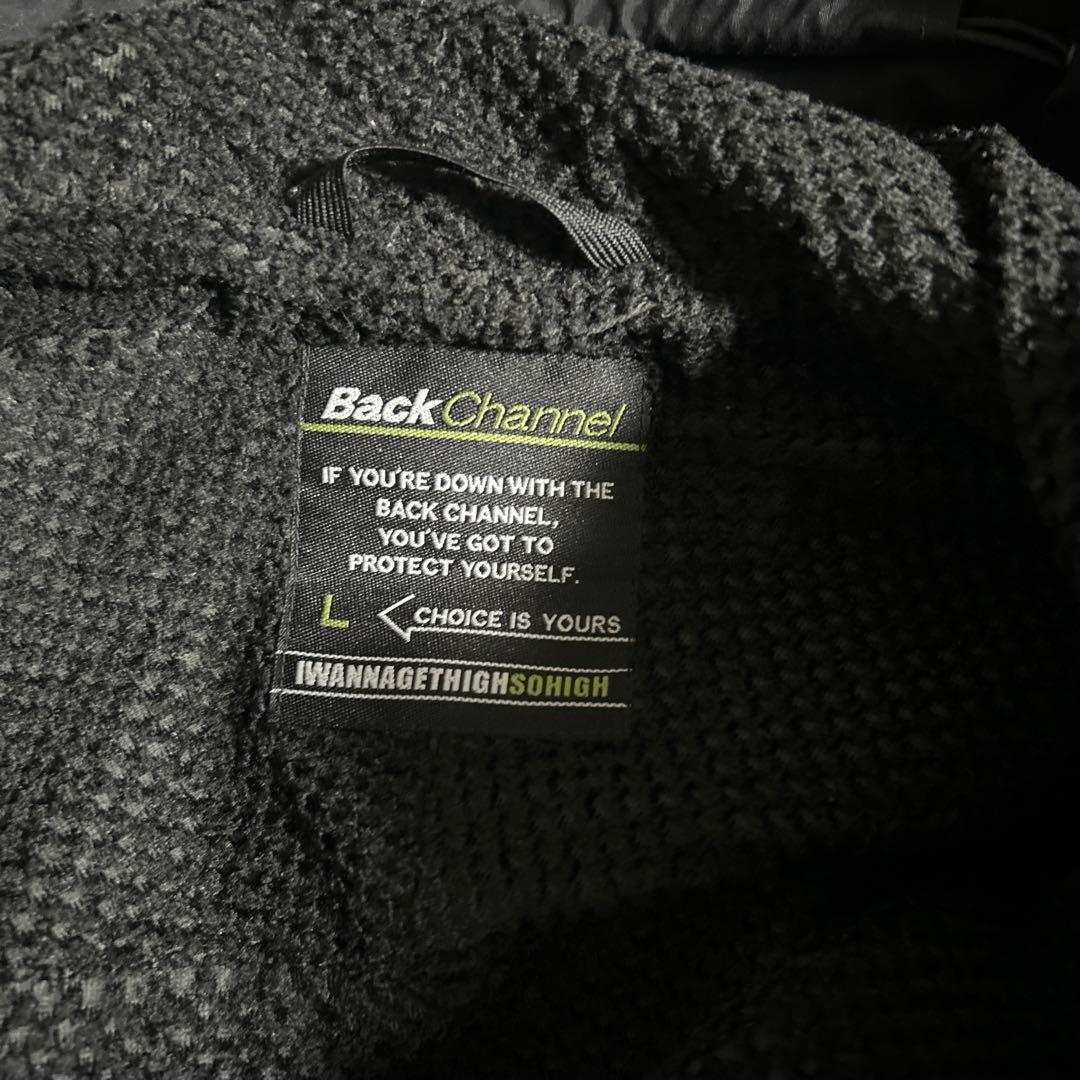 BackChannel ナイロンジャケット L ブラック