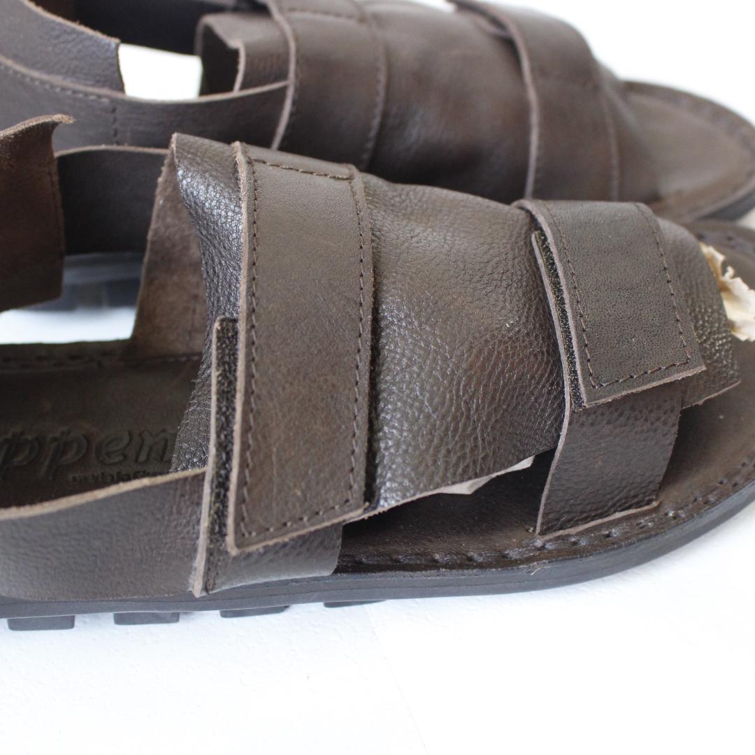 【美品】Trippen CLEARCUT レザーサンダル 38 ブラウン