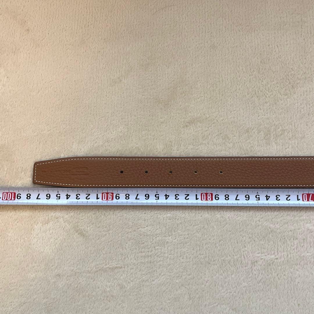 正規品 エルメス B刻印 Hバックル リバーシブル ベルト コンスタンスベルト