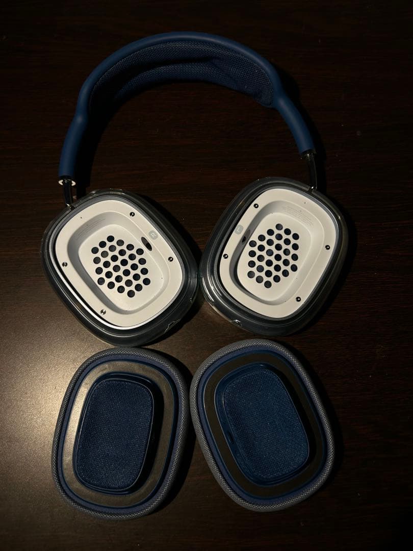 【あおてぃーさん専用】 AirPods Max ブルー 美品 保護ケース付