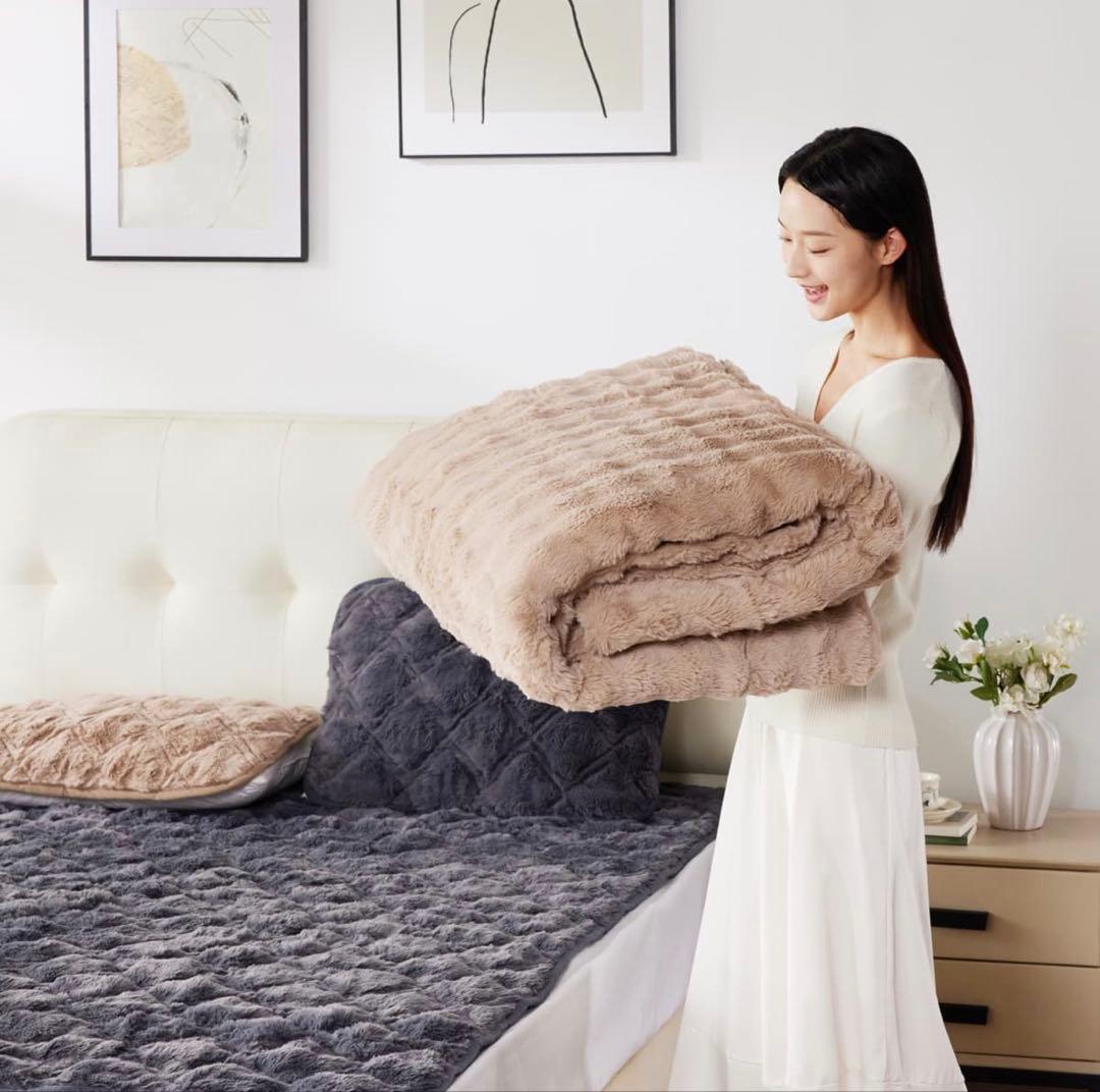 快眠タイムズ エアロゲル掛け布団【シングル】グレー